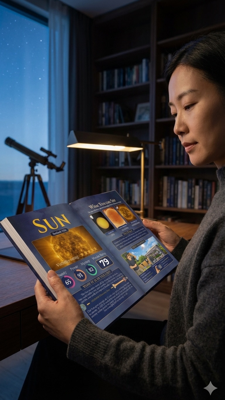 Reader enjoying 42 Wonders